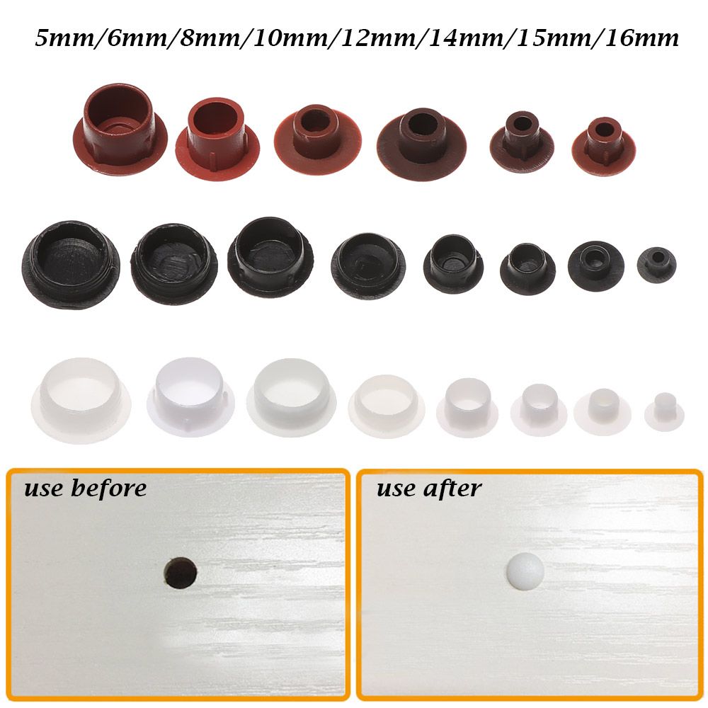 Furniture Hardware Decorative - 50 sztuk 5-16mm osłony otworów meblowych