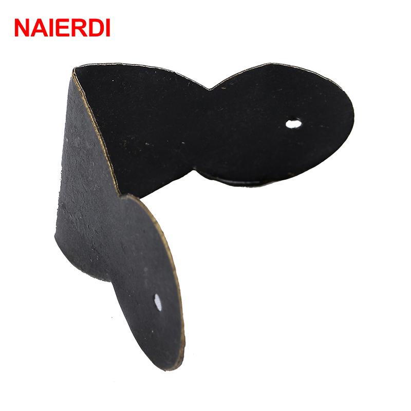 Furniture Hardware Decorative - NAIERDI 30 sztuk dekoracji uchwyt narożny