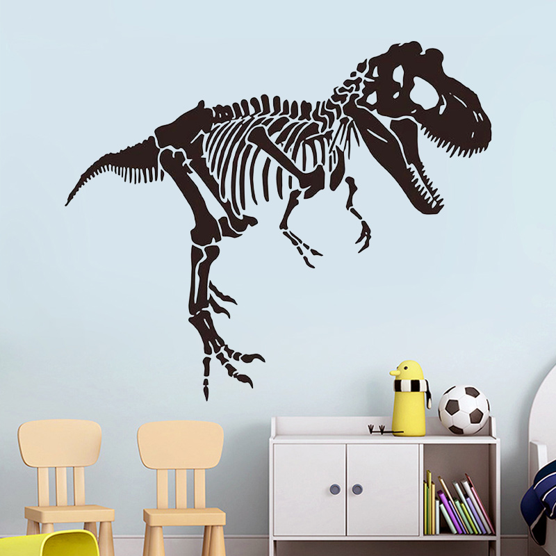 Furniture Paradise & Hardware Ghaziabad Photos - Naklejka ścienna szkielet dinozaura T-Rex, winylowa