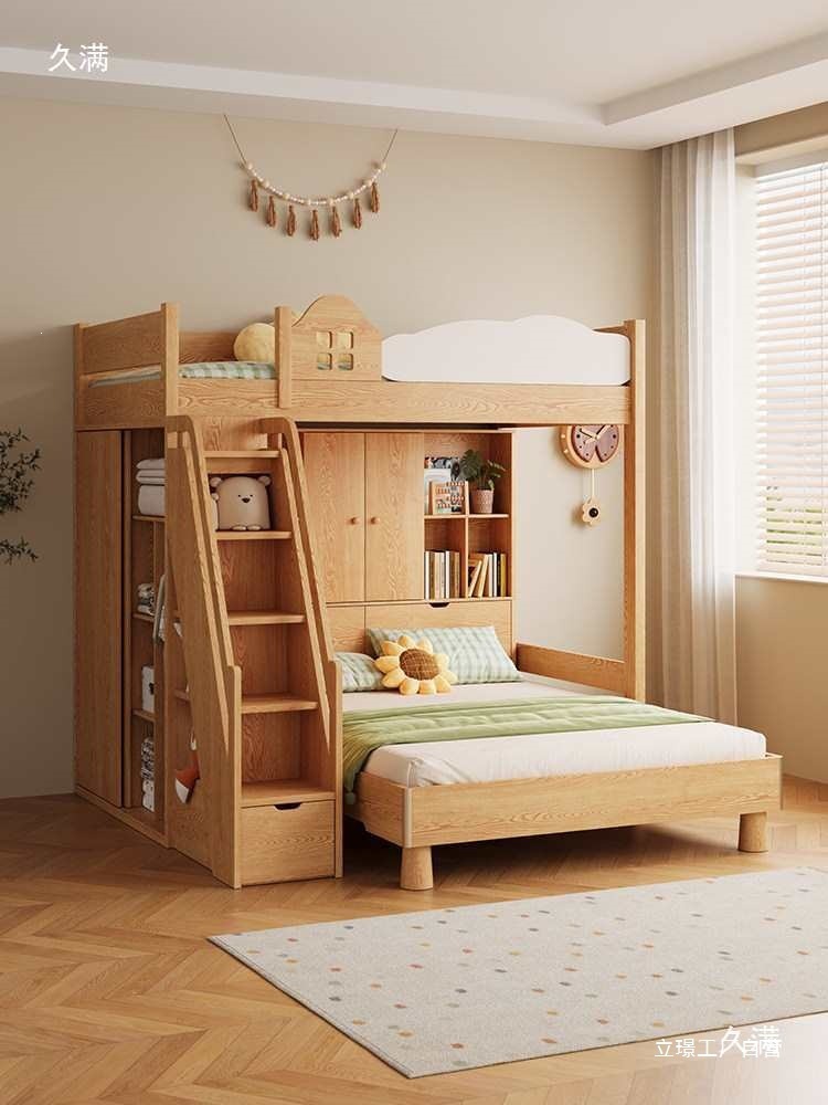 Furniture Hardware Lowes - Łóżka piętrowa z litego drewna, rozstawione