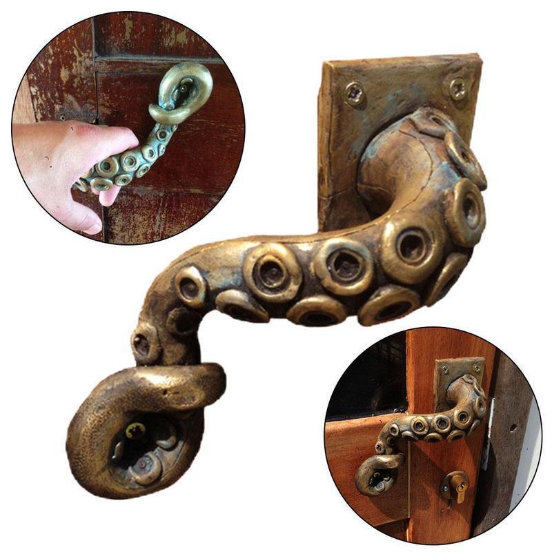 Furniture Hardware Latch - Vintage ośmiornica klamka drzwi w zwierzęcym