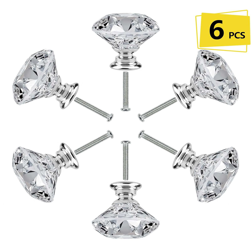 Furniture Hardware Latch - 6 szt. Gałek do szafek ze
