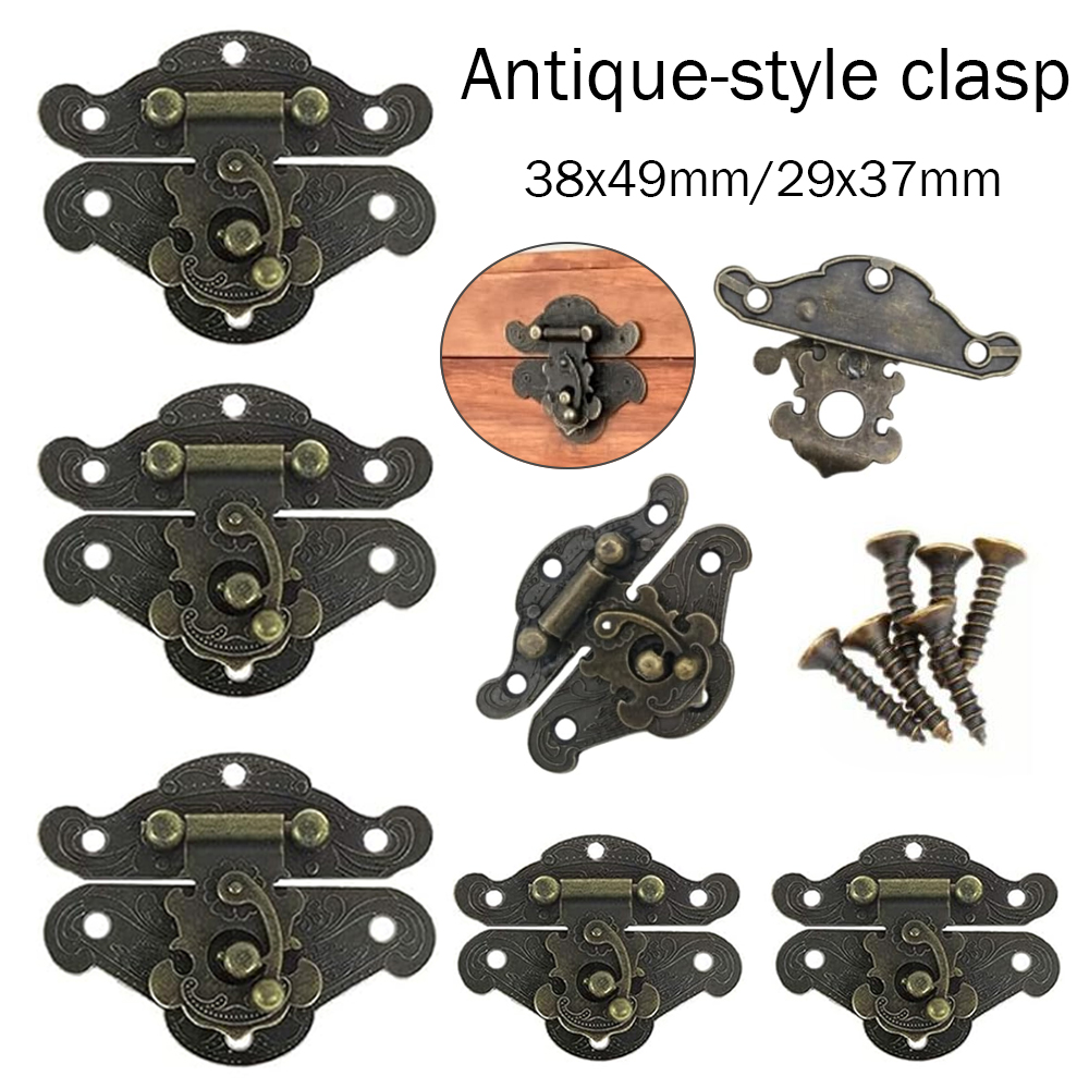 Furniture Hardware Manufacturers - 5-20 szt. Vintage Metalowe Zapięcie Zatrzaskowe