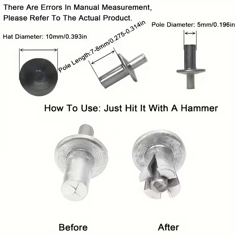 Nity aluminiowe z okrągłą głów – Furniture Hardware Fixing Screws recenzja i cena