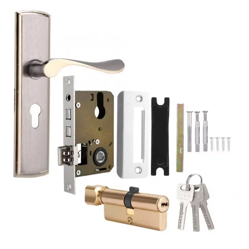 Złoty zamek klamki do drzwi Ci – Furniture Hardware Decorative recenzja i cena