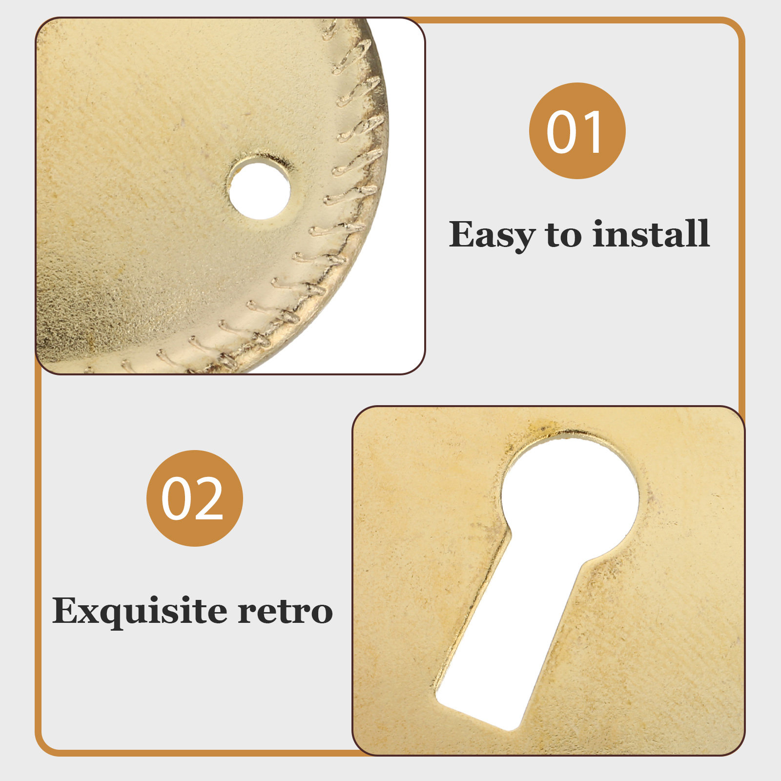 20 szt. Owalne osłonki na dziu – Furniture Hardware Decorative recenzja i cena