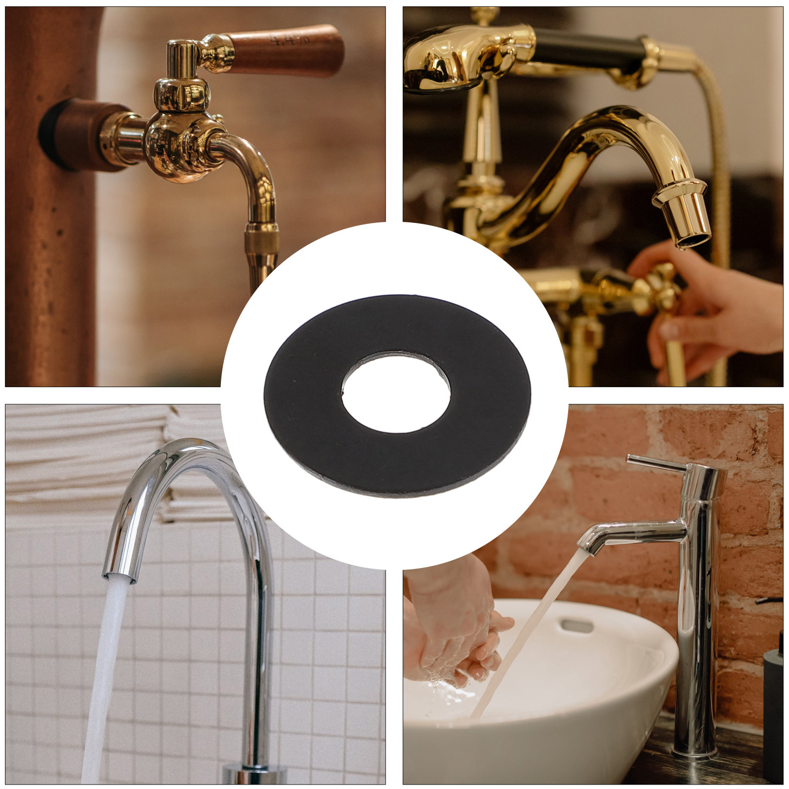 40 szt. Płaskie podkładki, mat – Furniture Hardware Material recenzja i cena