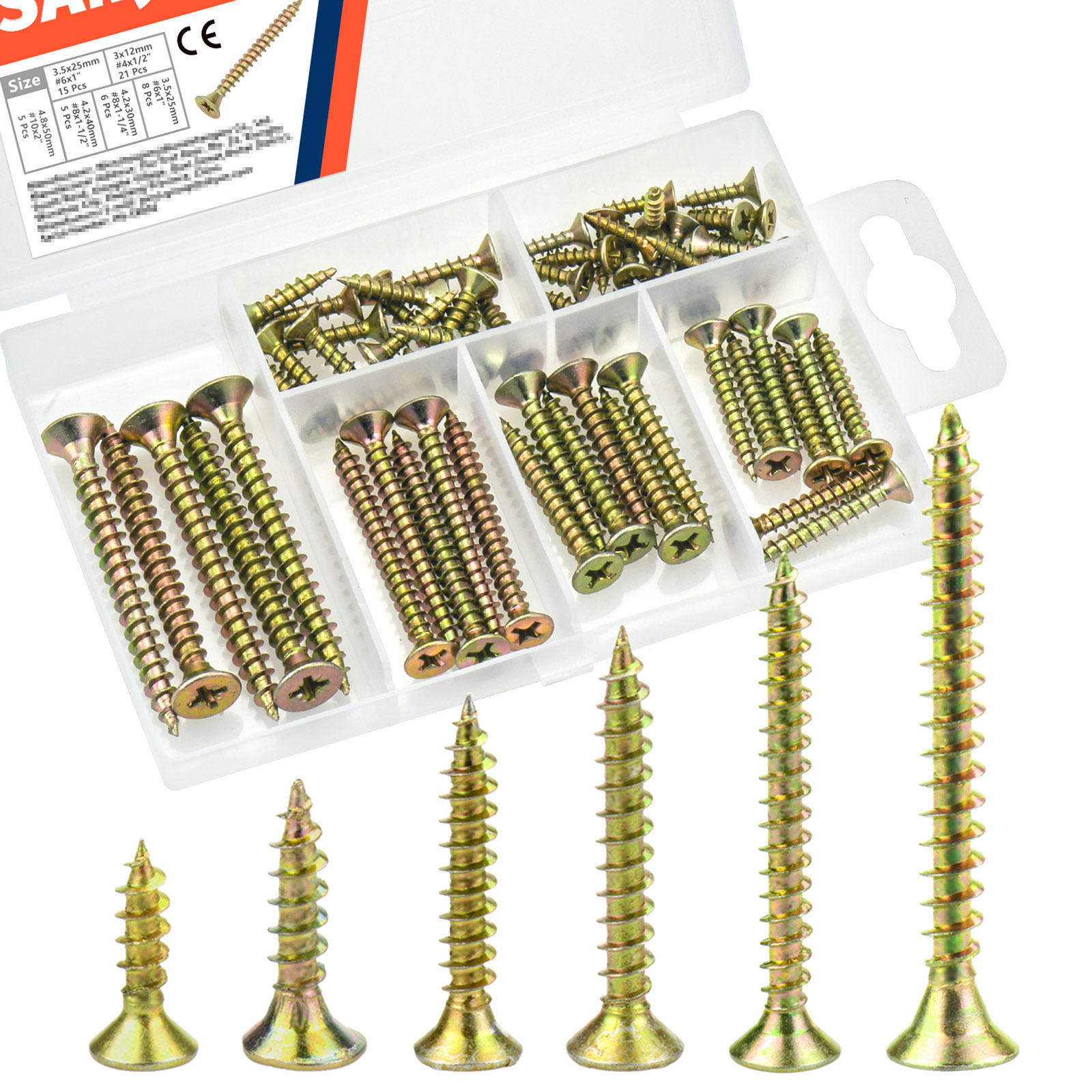 Zestaw śrub do drewna o wysoki – Furniture Hardware Fixing Screws recenzja i cena