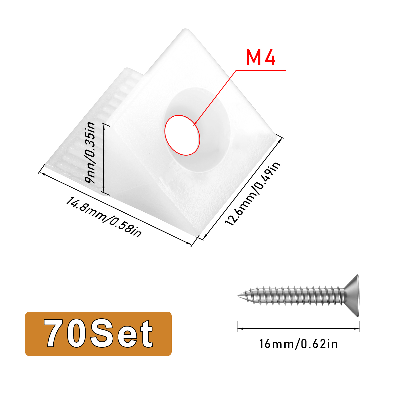 60 szt. Naprawa Uszczelniająca – Furniture Hardware Fixing Screws recenzja i cena