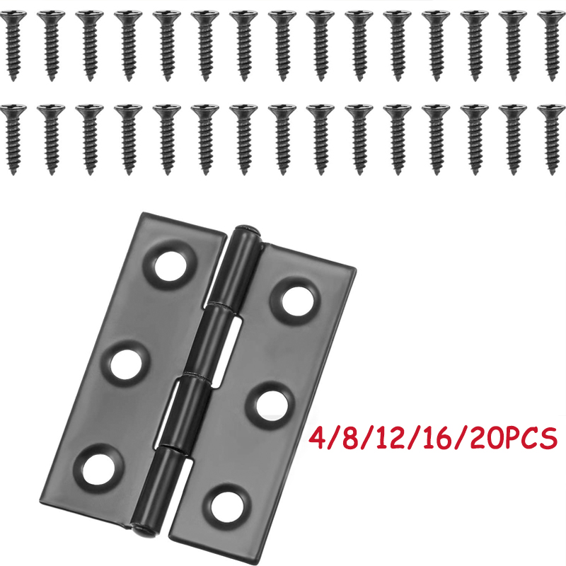 Zawiasy drzwiowe WV, czarne, z – Furniture Hardware Fixing Screws recenzja i cena