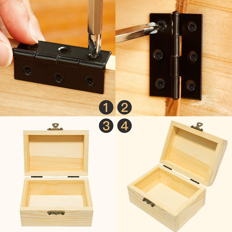 Zawiasy drzwiowe WV, czarne, z – Furniture Hardware Fixing Screws recenzja i cena